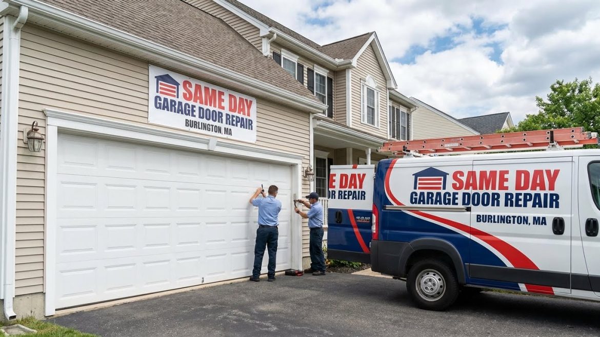 same day garage door repair Burlington MA